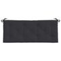 Voir la diapositive 4 : VIDAXL Coussin de banc de jardin noir 120x50x7 cm tissu oxford
