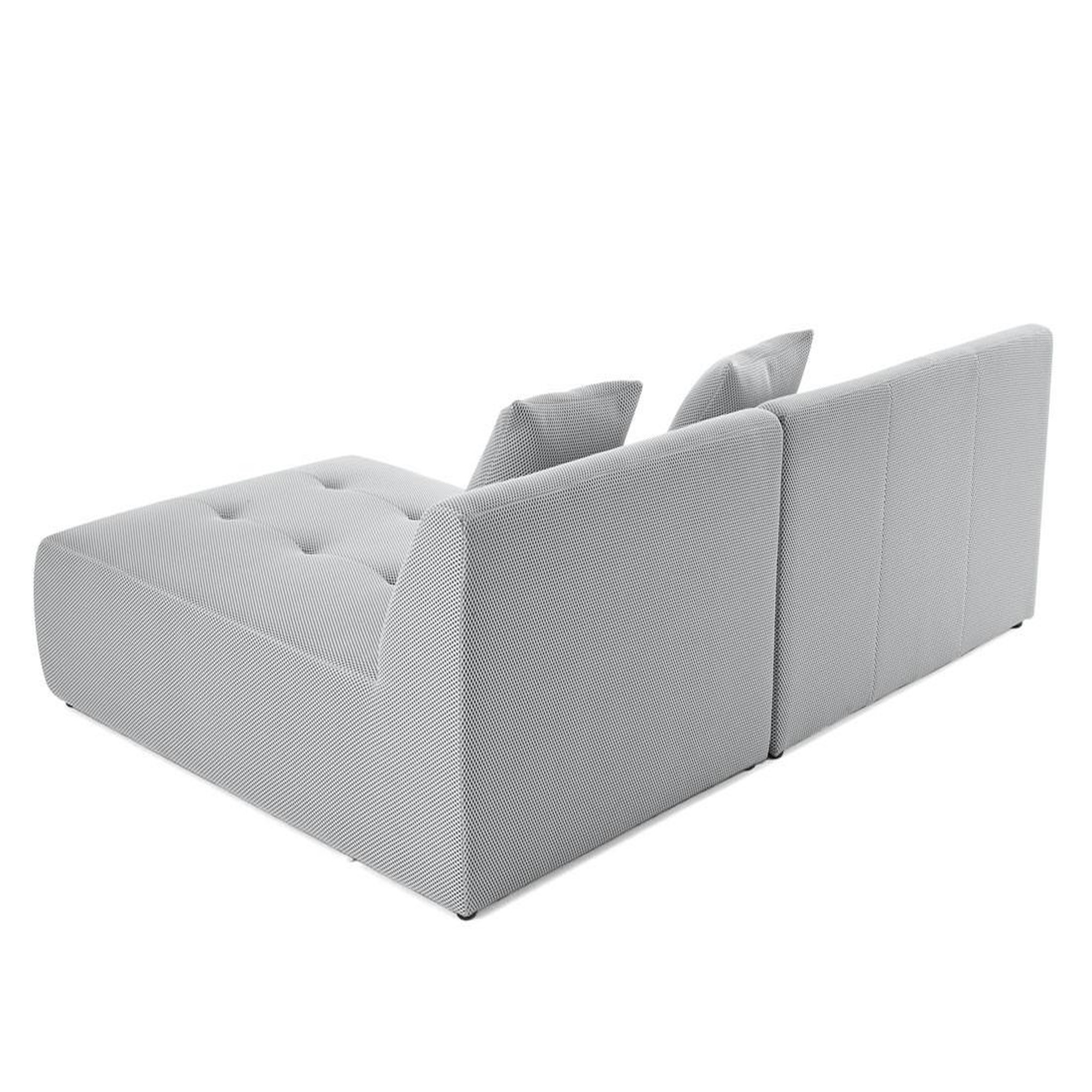 Voir la diapositive 5 : LISA DESIGN Onyx - canapé modulable d'angle réversible 4 places - en tissu mailles 3d