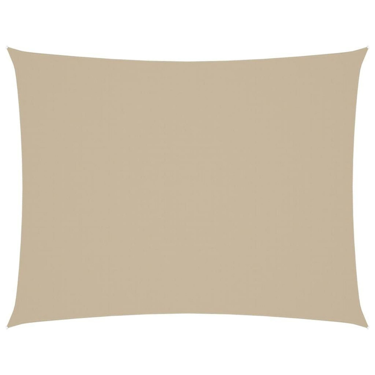 VIDAXL Voile de parasol tissu oxford rectangulaire 3x4,5 m beige