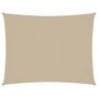 Voir la diapositive 2 : VIDAXL Voile de parasol tissu oxford rectangulaire 3x4,5 m beige