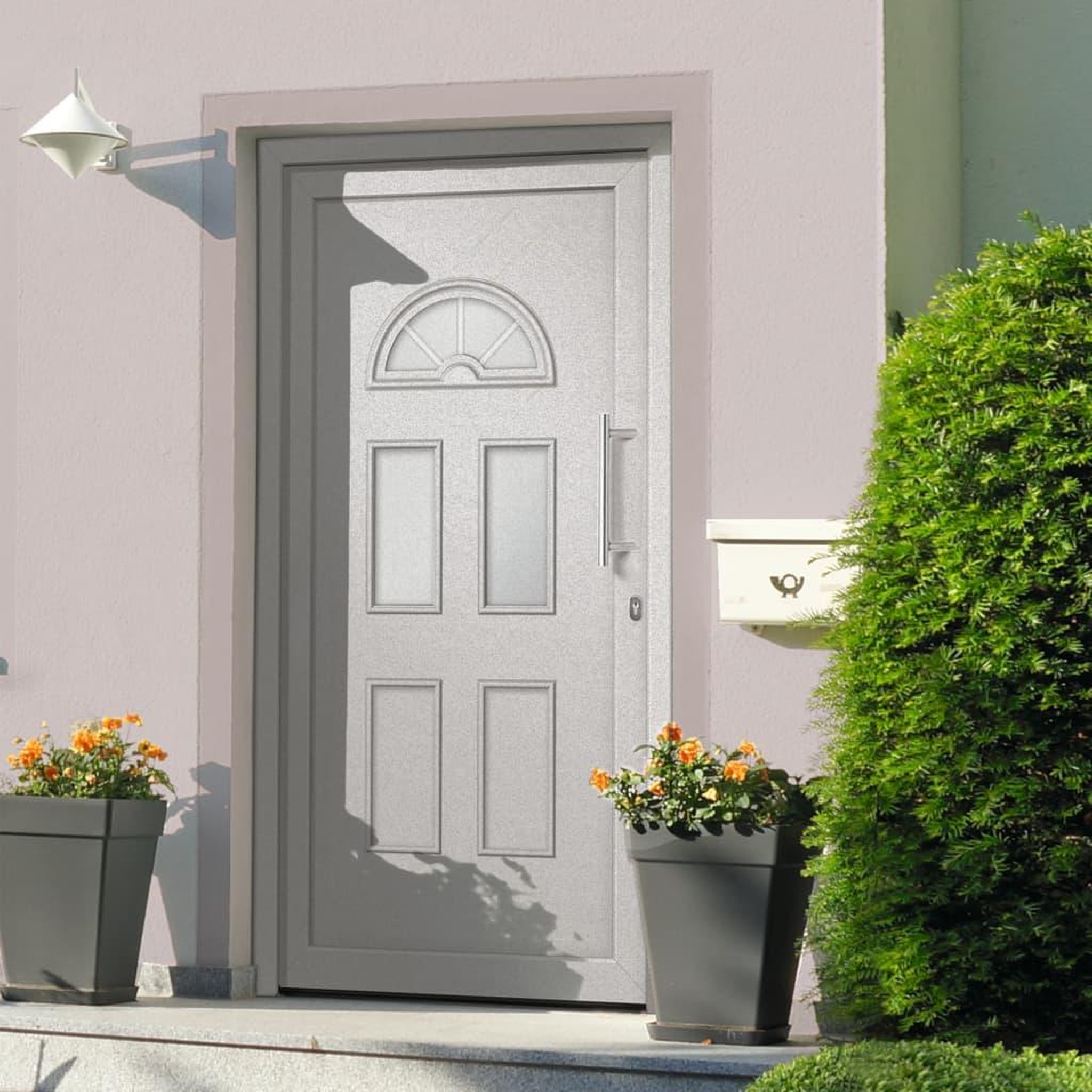 VIDAXL Porte d'entree Blanc 98x208 cm