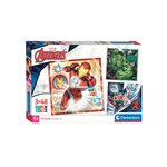 CLEMENTONI Clementoni Jigsaw Puzzle Super Color Square Marvel Avengers, 3 25315