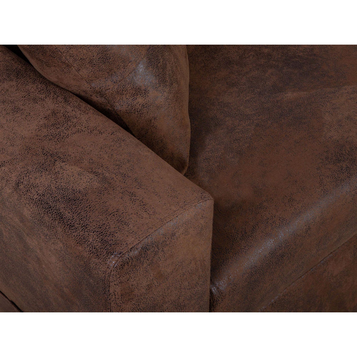 BEST MOBILIER Astoria - canapé d'angle réversible - convertible avec coffre - style industriel - 4 places