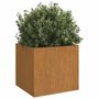 Voir la diapositive 3 : VIDAXL Jardiniere 42x40x39 cm acier corten