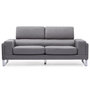 Voir la diapositive 2 : Paris Prix Canapé 3 Places Tissu  Ezekiel  198cm Gris Clair