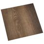 Voir la diapositive 3 : VIDAXL Dalles de plancher autoadhesives 20 pcs PVC 1,86 m^2 marron