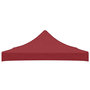 Voir la diapositive 3 : VIDAXL Toit de tente de reception 3x3 m Bordeaux 270 g/m^2