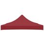 Voir la diapositive 3 : VIDAXL Toit de tente de reception 3x3 m Bordeaux 270 g/m^2
