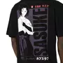 CAPSLAB T-shirt en coton homme relax fit avec print Naruto Shippuden Sasuke