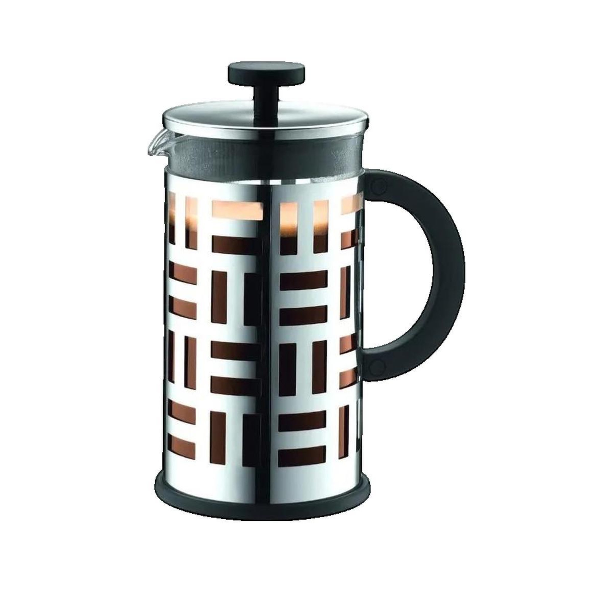 Bodum Cafetière à piston Bodum modèle Inconnu capacité 1 litre en inox et noir