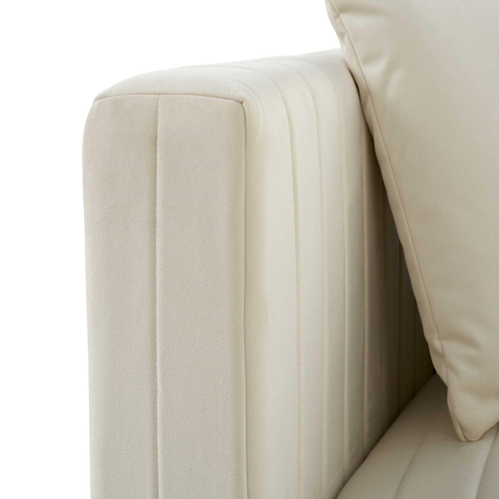 Voir la diapositive 5 : LISA DESIGN Nova - module d'assise gauche - en velours