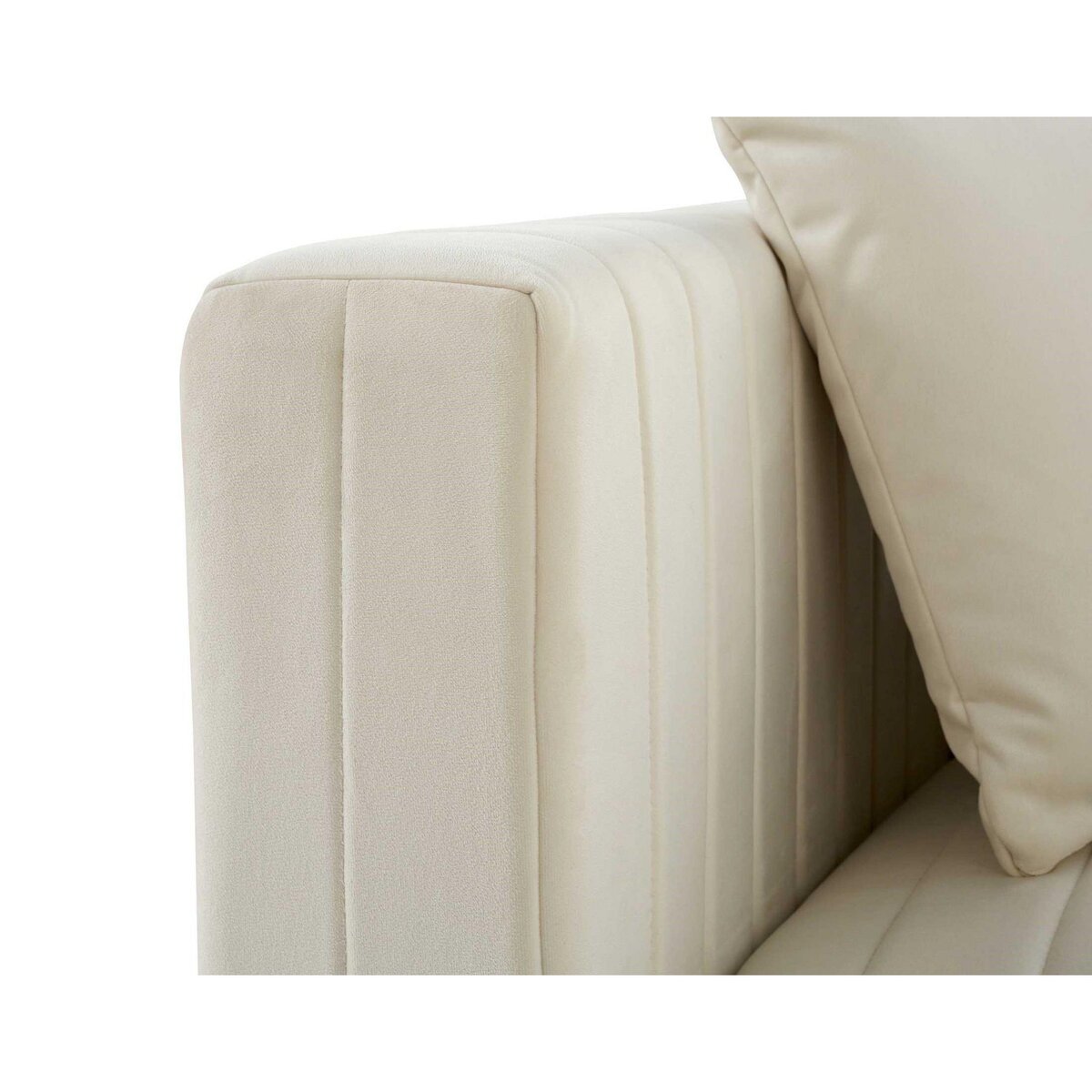 LISA DESIGN Nova - module d'assise gauche - en velours