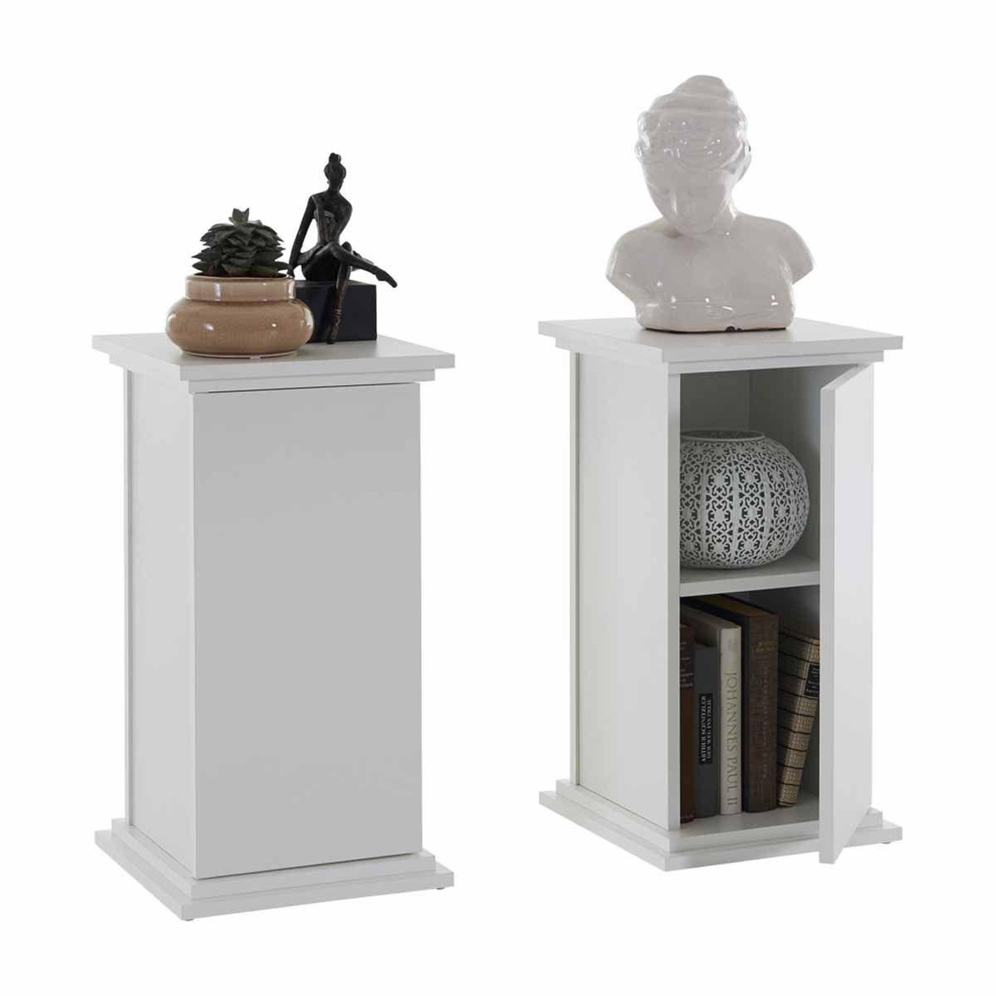 Voir la diapositive 3 : Paris Prix Étagère 2 niveaux vintage  wyon  57cm blanc