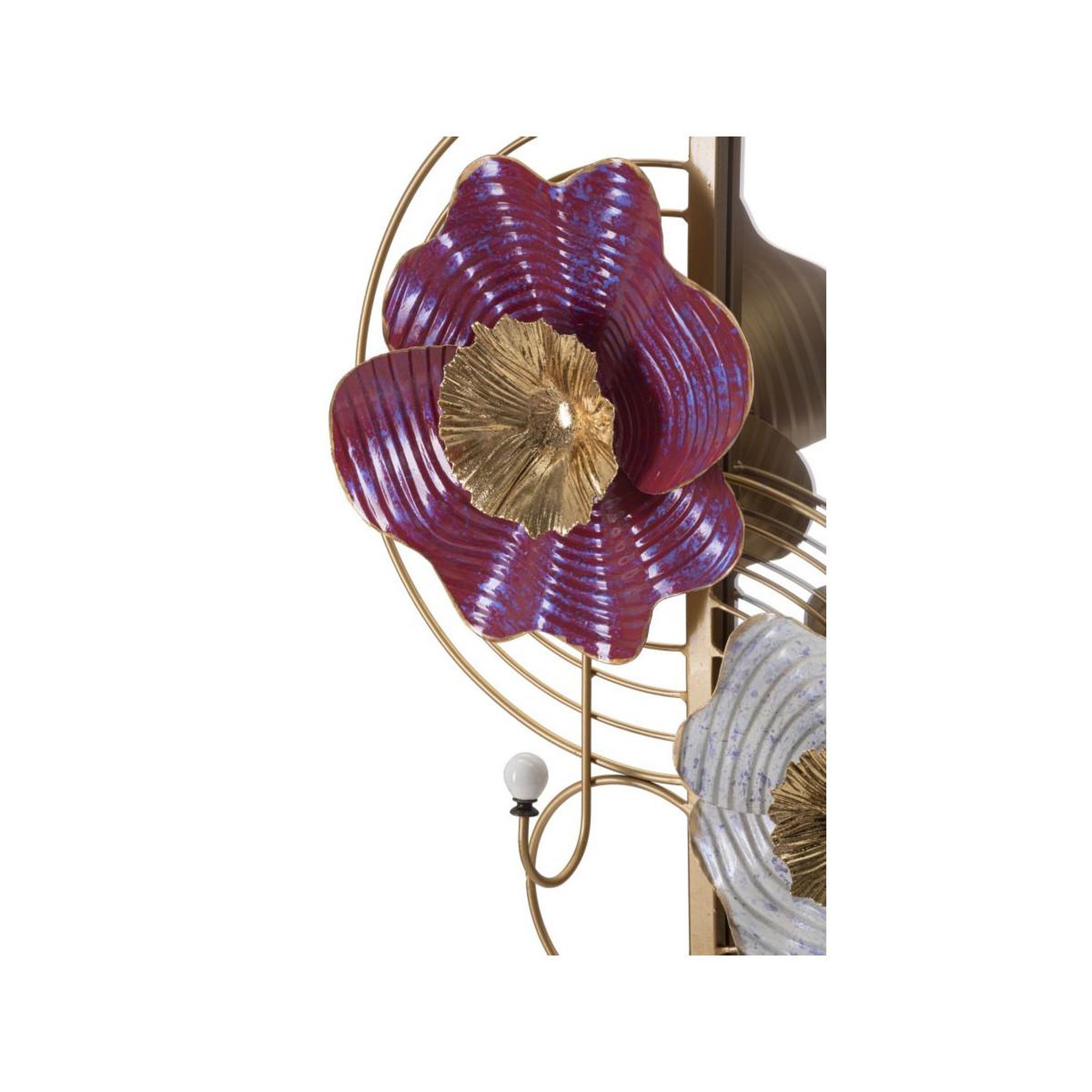 Voir la diapositive 3 : Paris Prix Miroir mural avec 2 crochets  lovis  75cm multicolore