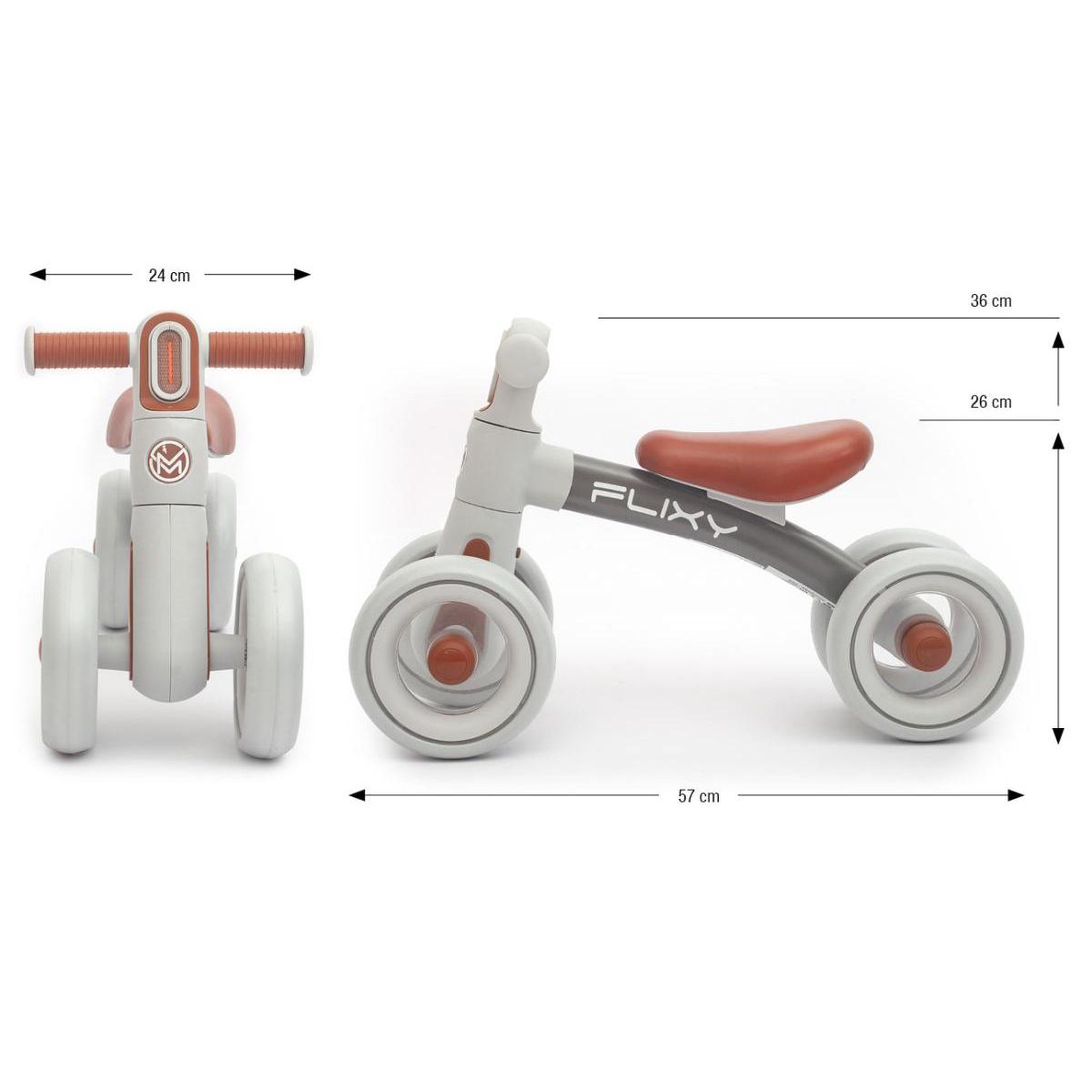 Voir la diapositive 4 : MILLY MALLY Porteur enfant Flixy Gris