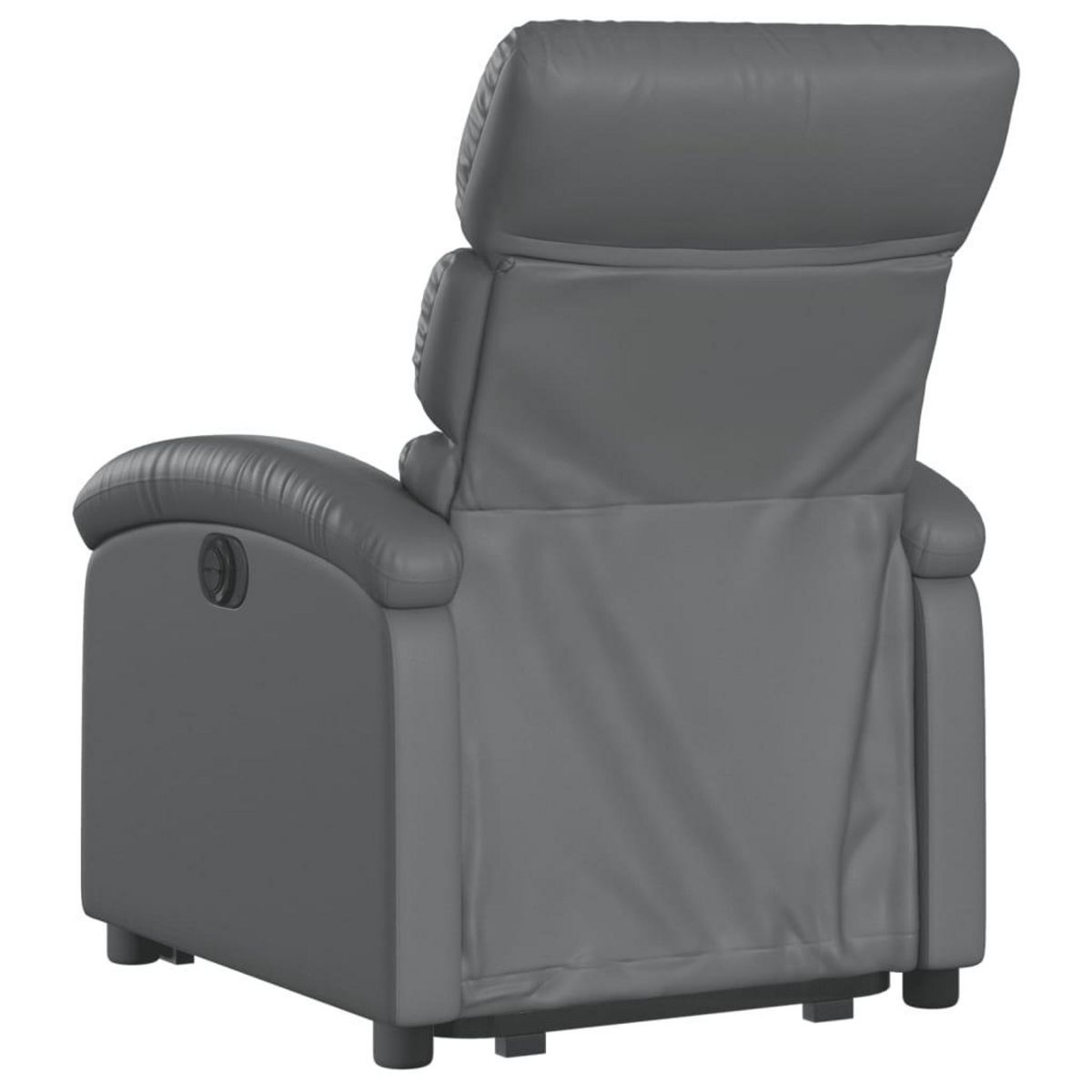 VIDAXL Fauteuil inclinable electrique gris similicuir