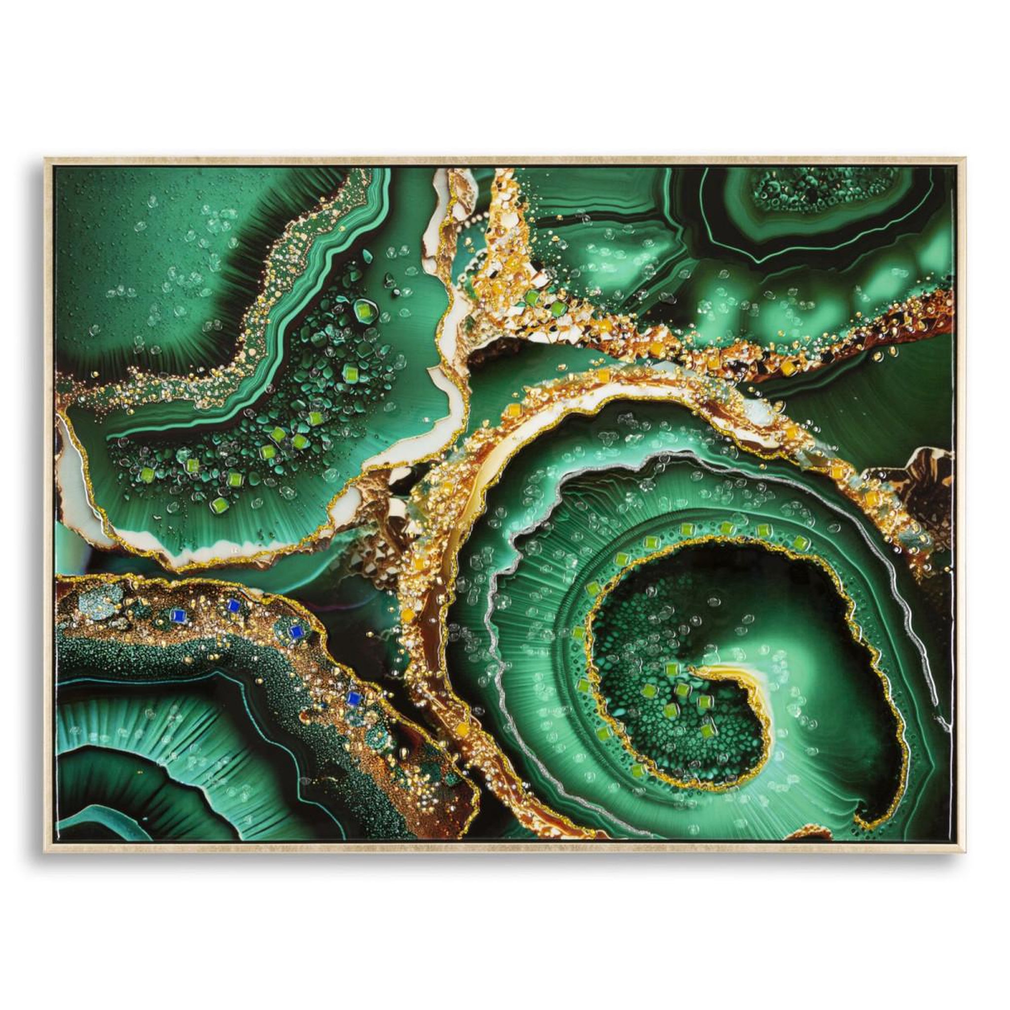 Paris Prix Tableau imprimé déco  smeraldy  62x82cm vert