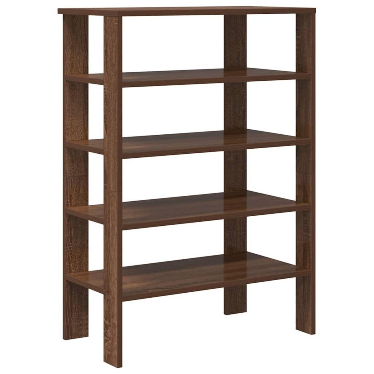 VIDAXL Etagere a chaussures chene marron 61x32x87,5 cm bois ingenierie