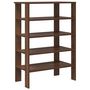 Voir la diapositive 2 : VIDAXL Etagere a chaussures chene marron 61x32x87,5 cm bois ingenierie