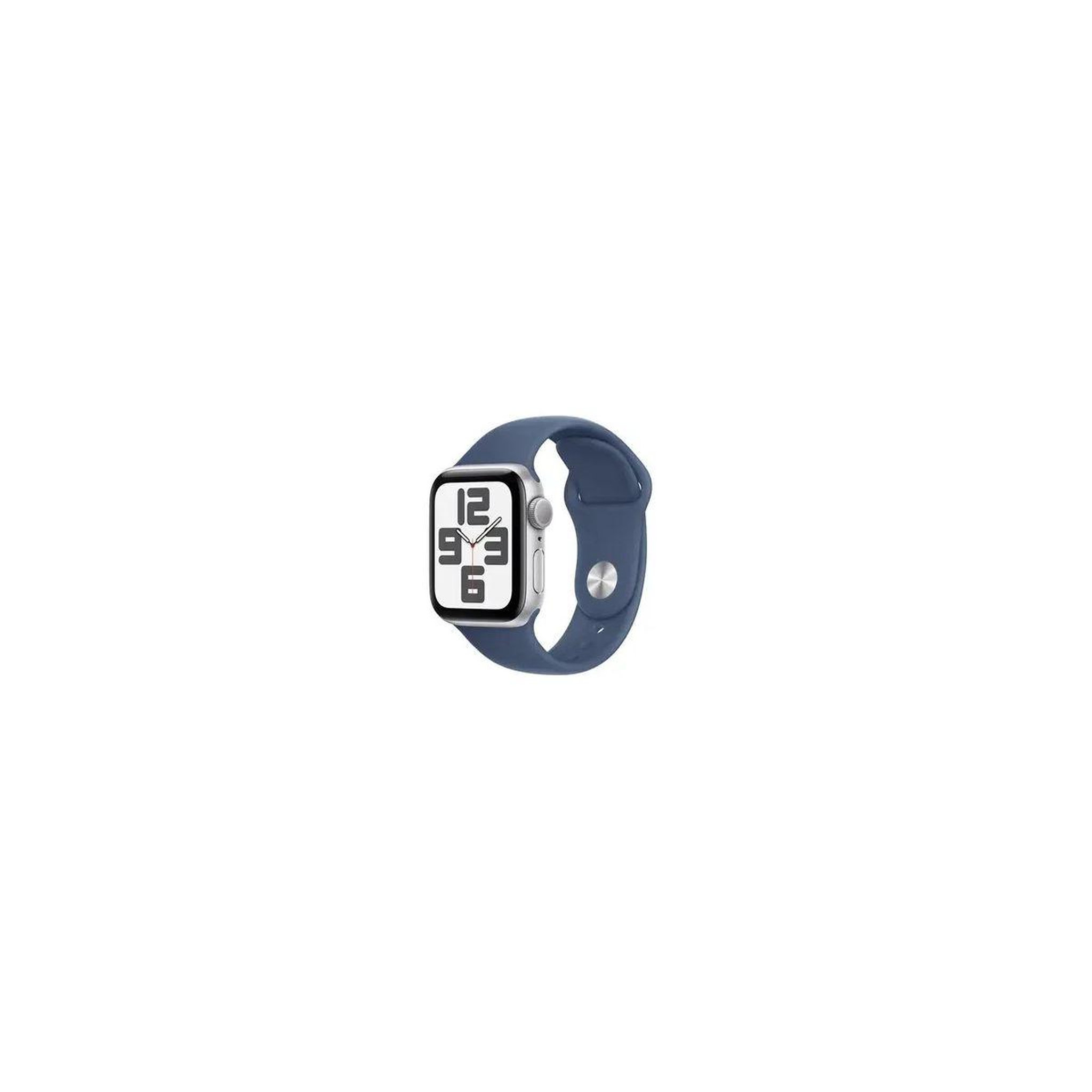 APPLE Montre connectée SE 40mm Argent/Denim M/L