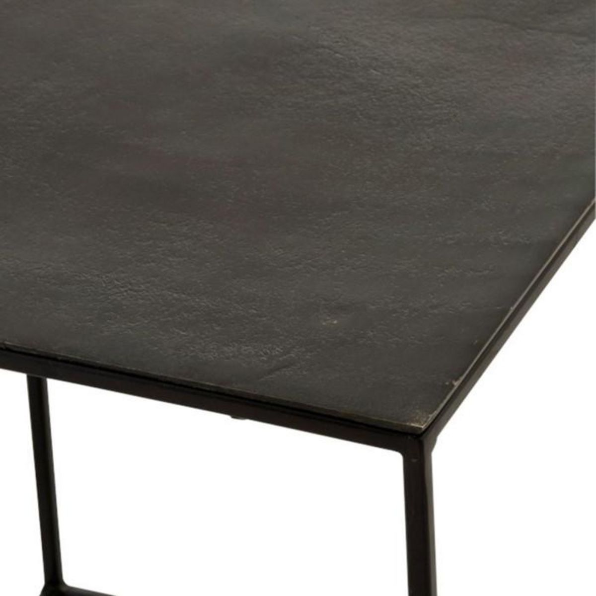 Paris Prix Lot de 2 Tables d'Appoint Gigognes  Oxidize  55cm Noir