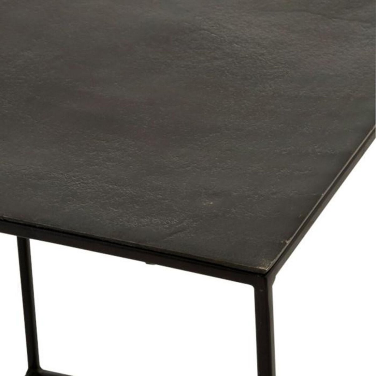 Paris Prix Lot de 2 Tables d'Appoint Gigognes  Oxidize  55cm Noir