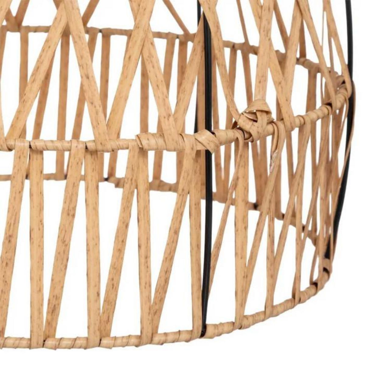 ATMOSPHERA Lampe à Poser Solaire  Esha  32cm Beige & Noir