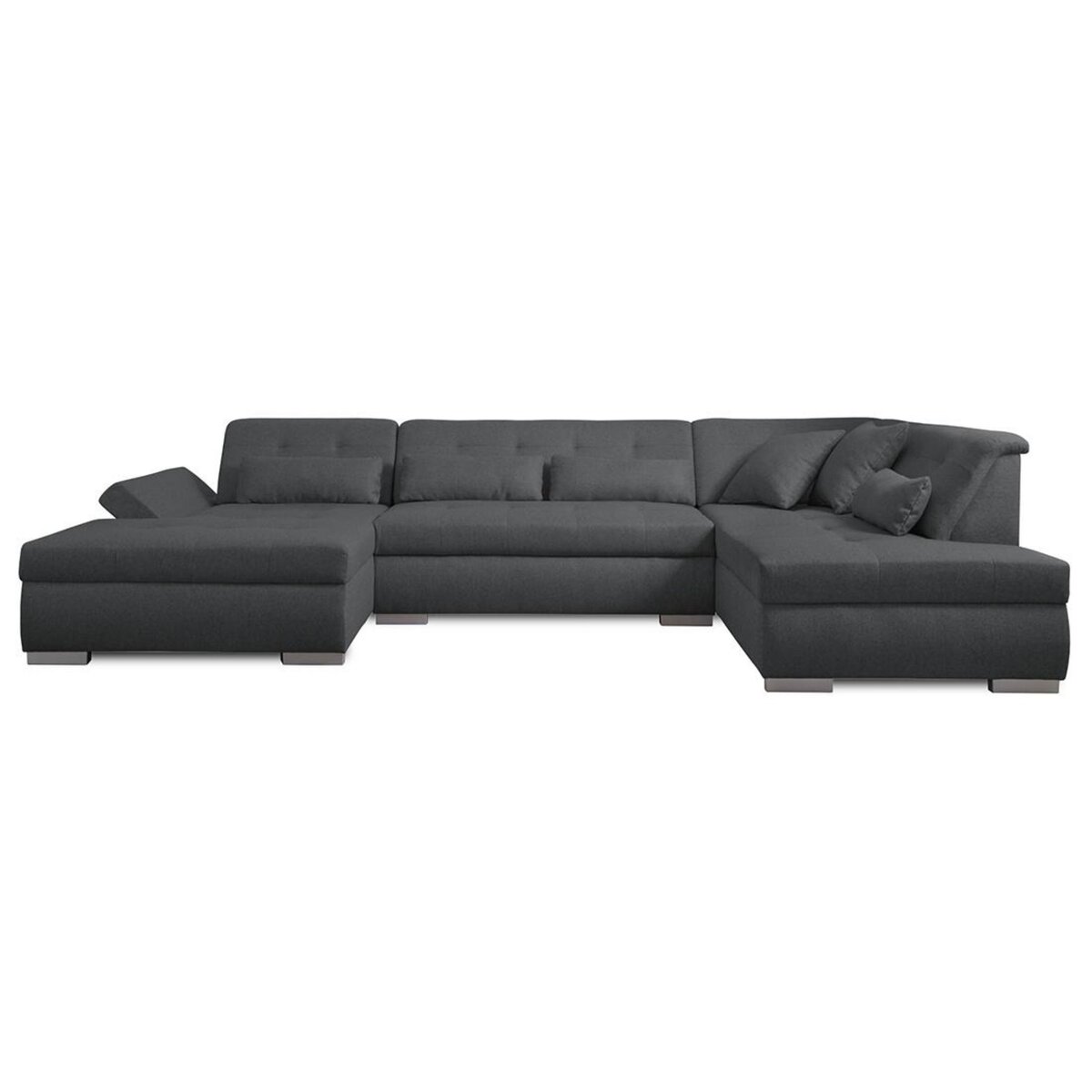 LISA DESIGN Vermont - canapé panoramique d'angle droit - 7 places - xxl