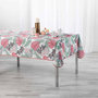 Voir la diapositive 3 : Paris Prix Nappe Antitache  Beauty Jungle  150x240cm Blanc & Rose