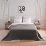 DODO Couverture Morzine Plomb. Coloris disponibles : Gris