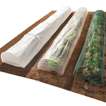 ID MARKET Set de 3 serres tunnel de forçage accordéon 4m