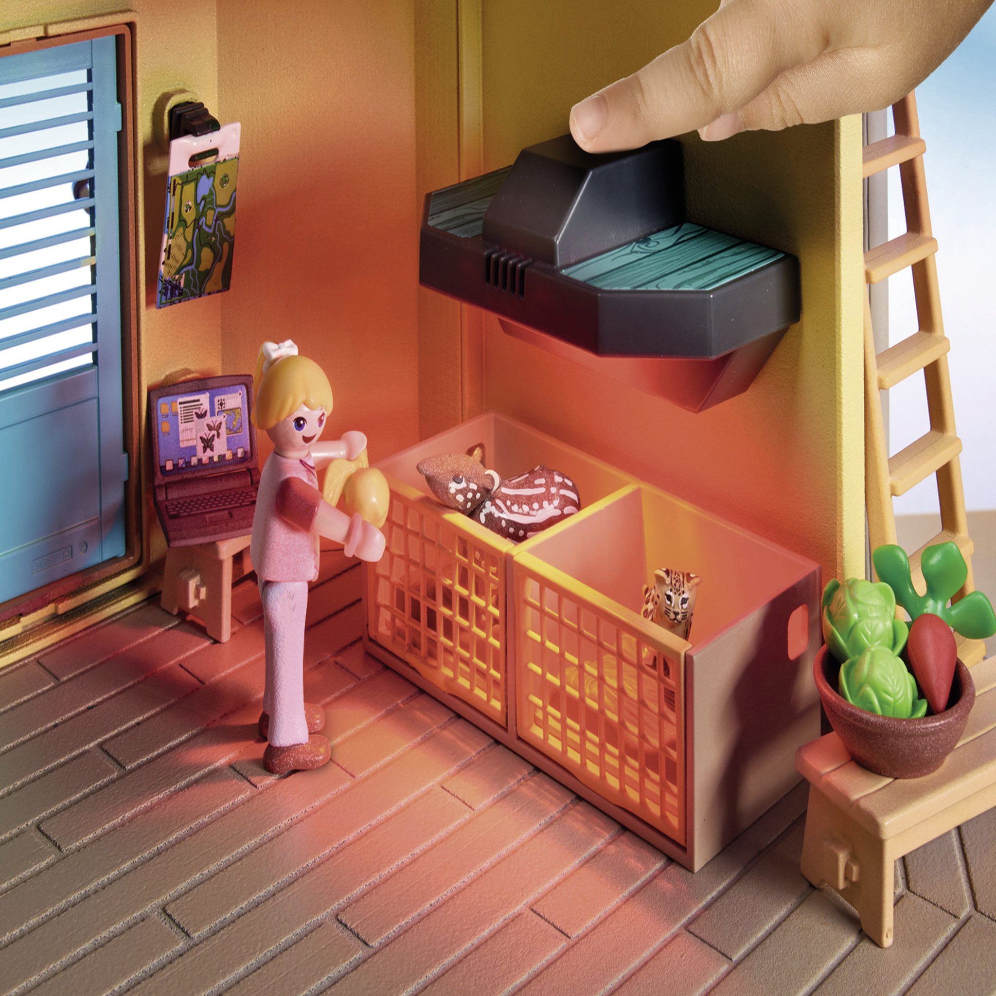 Voir la diapositive 6 : PLAYMOBIL 71007 - Centre de soins pour animaux Wiltopia