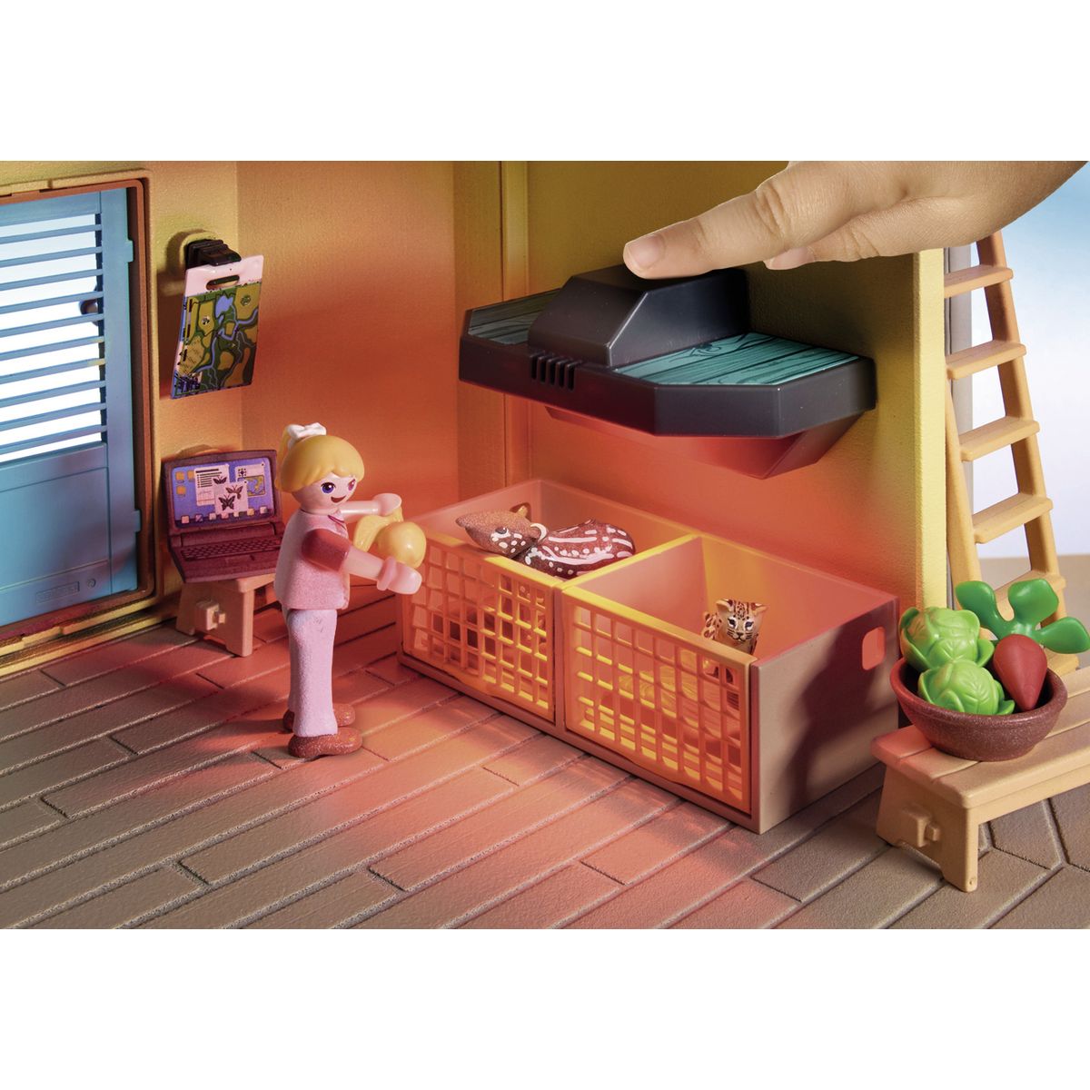 PLAYMOBIL 71007 - Centre de soins pour animaux Wiltopia