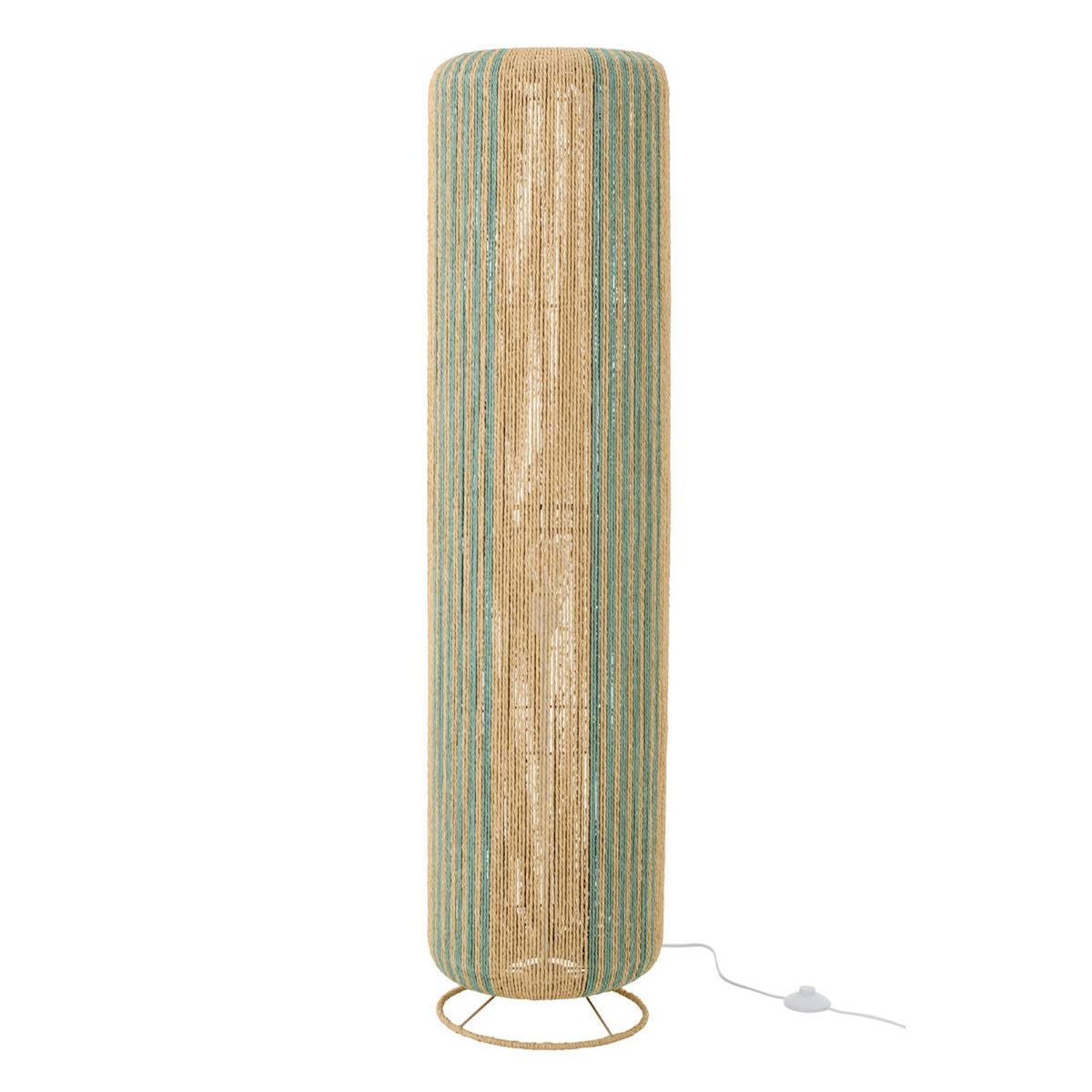 Paris Prix Lampadaire Corde  Chase  138cm Turquoise & Naturel