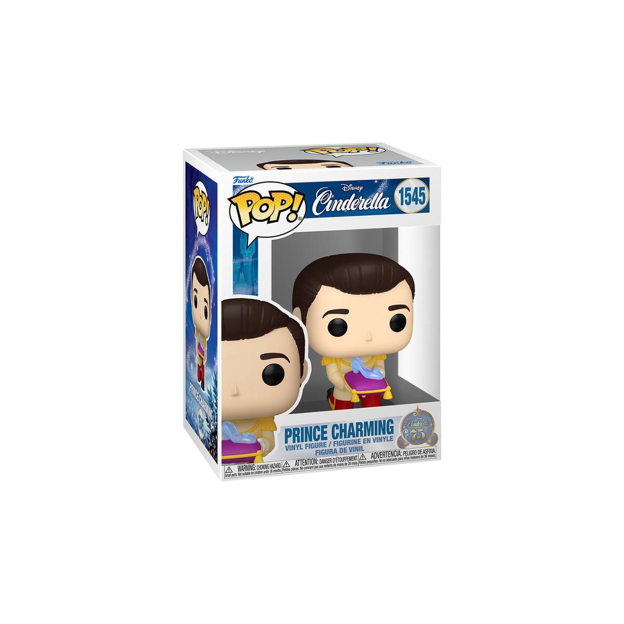 Voir la diapositive 3 : Funko Figurine Funko Pop Disney Cinderella's 75th Prince C