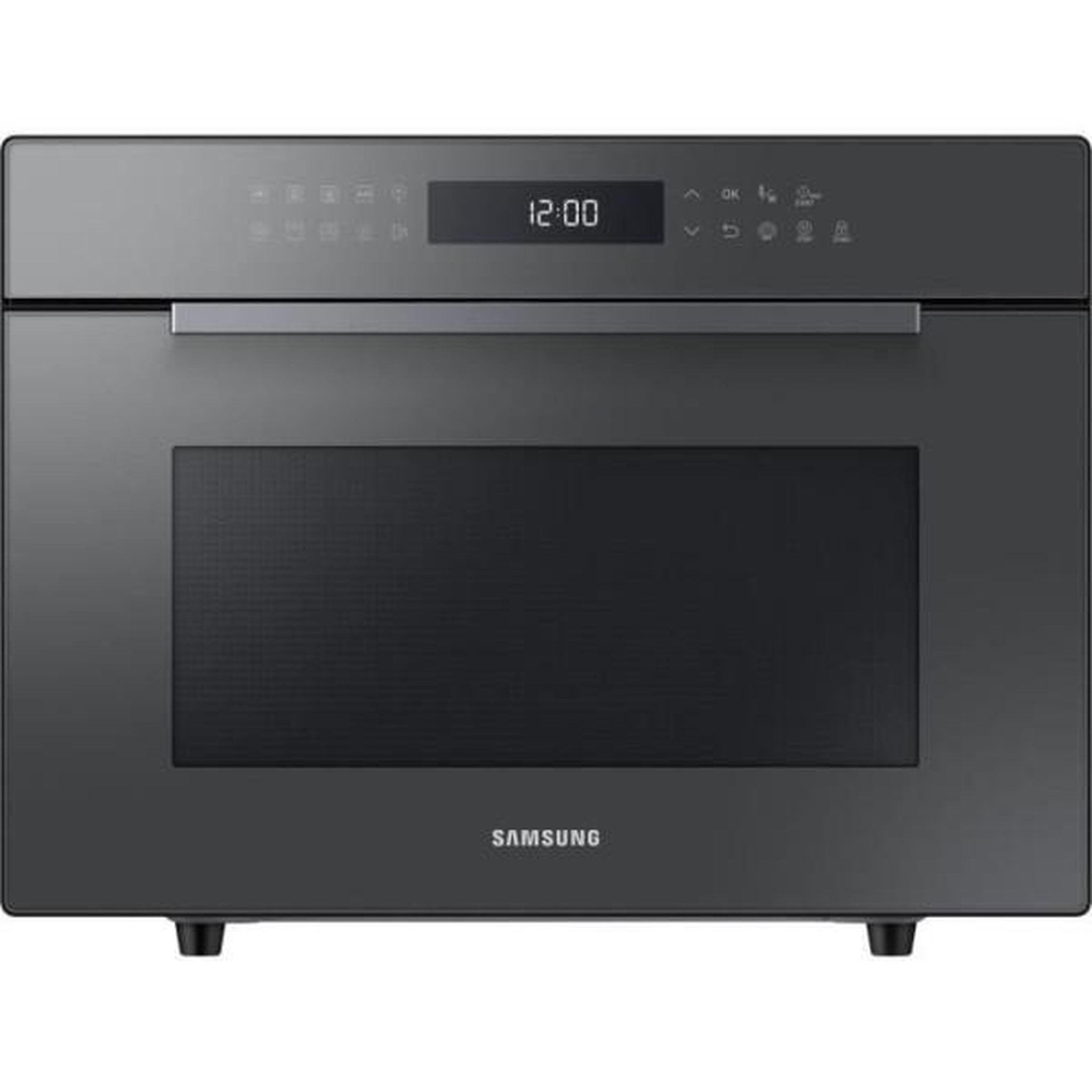 Voir la diapositive 2 : Samsung Micro-ondes Combiné 35L - SAMSUNG - MC35R8088CC - Charbon - 52,8 x 40,4 x 48,1 cm - Fonction Air Fry™