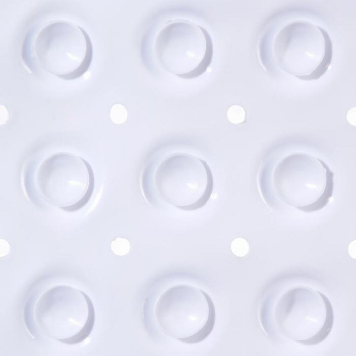 B BASIC & CO Fond de Douche PVC  Anti-Dérapant  54x54cm Blanc