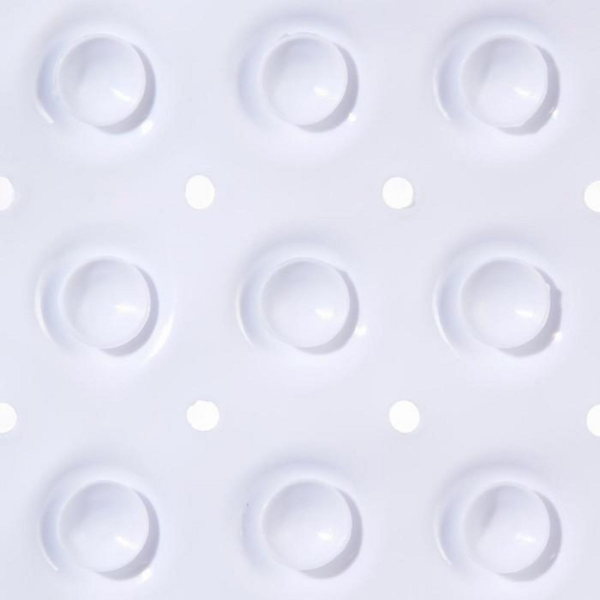 B BASIC & CO Fond de Douche PVC  Anti-Dérapant  54x54cm Blanc