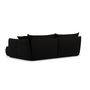 Voir la diapositive 5 : LISA DESIGN Cassiopee - canapé d'angle droit 4 places en tissu texturé
