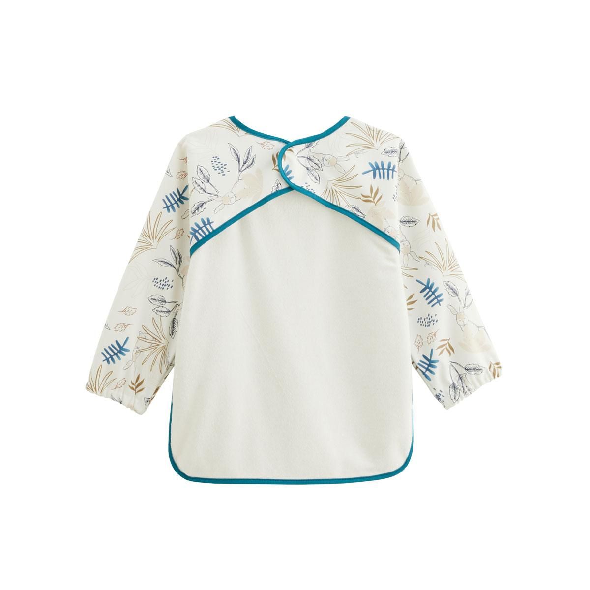 Petit Béguin Bavoir tablier manches longues Gribouille