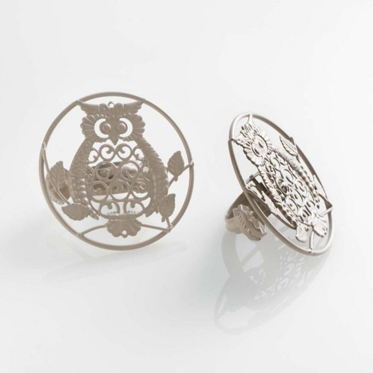 Paris Prix Lot de 2 Embrasses de Rideau  Gufo  8cm Taupe