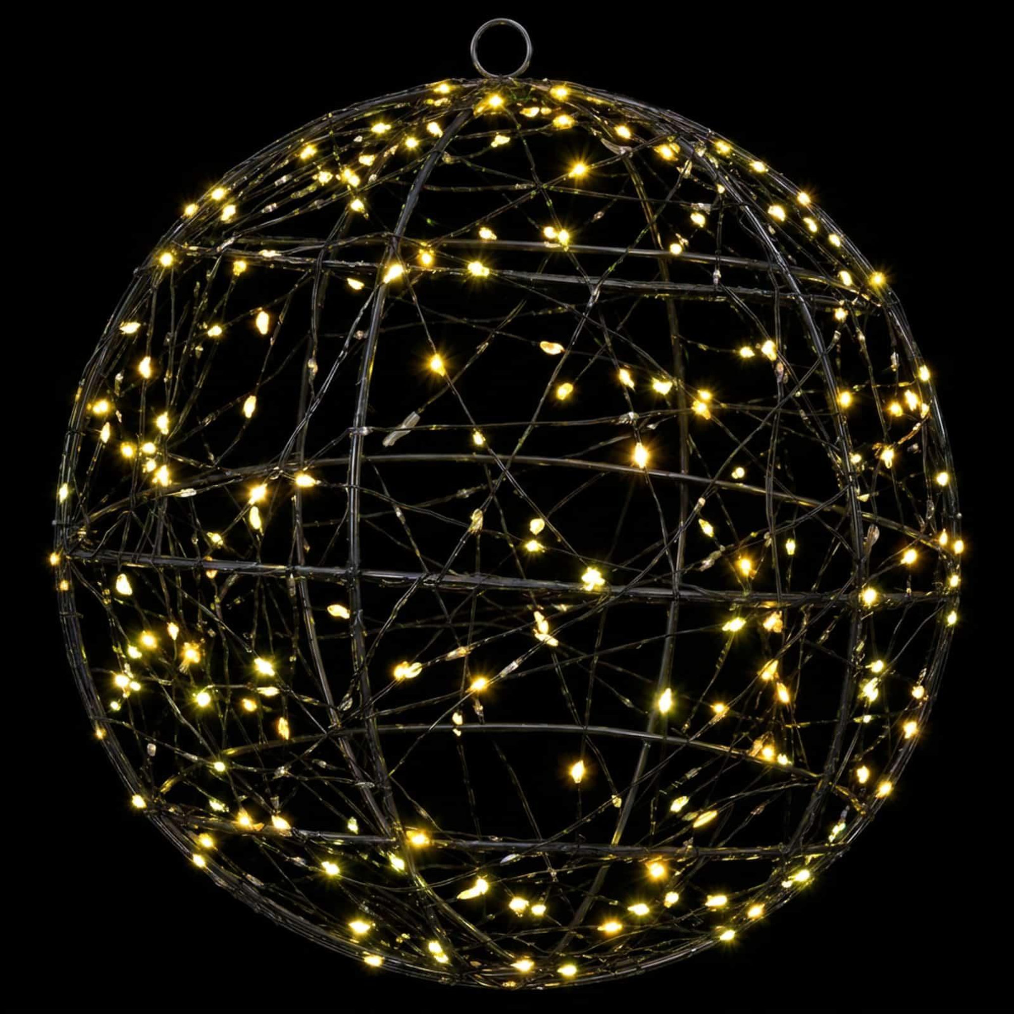 Voir la diapositive 6 : VIDAXL Lumiere de finial de Noël 2 pc 600 LED Blanc chaud Ø 30 x 32 cm