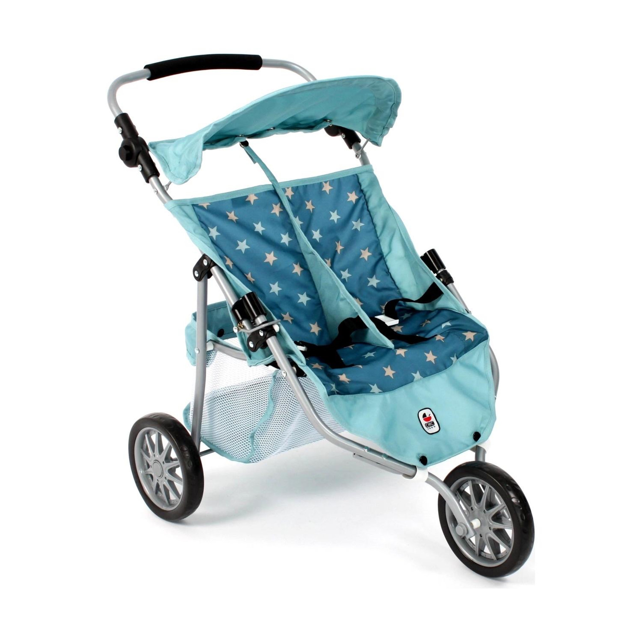 BAYER CHIC 2000 Poussette de jogging moderne à 3 roues pour poupées