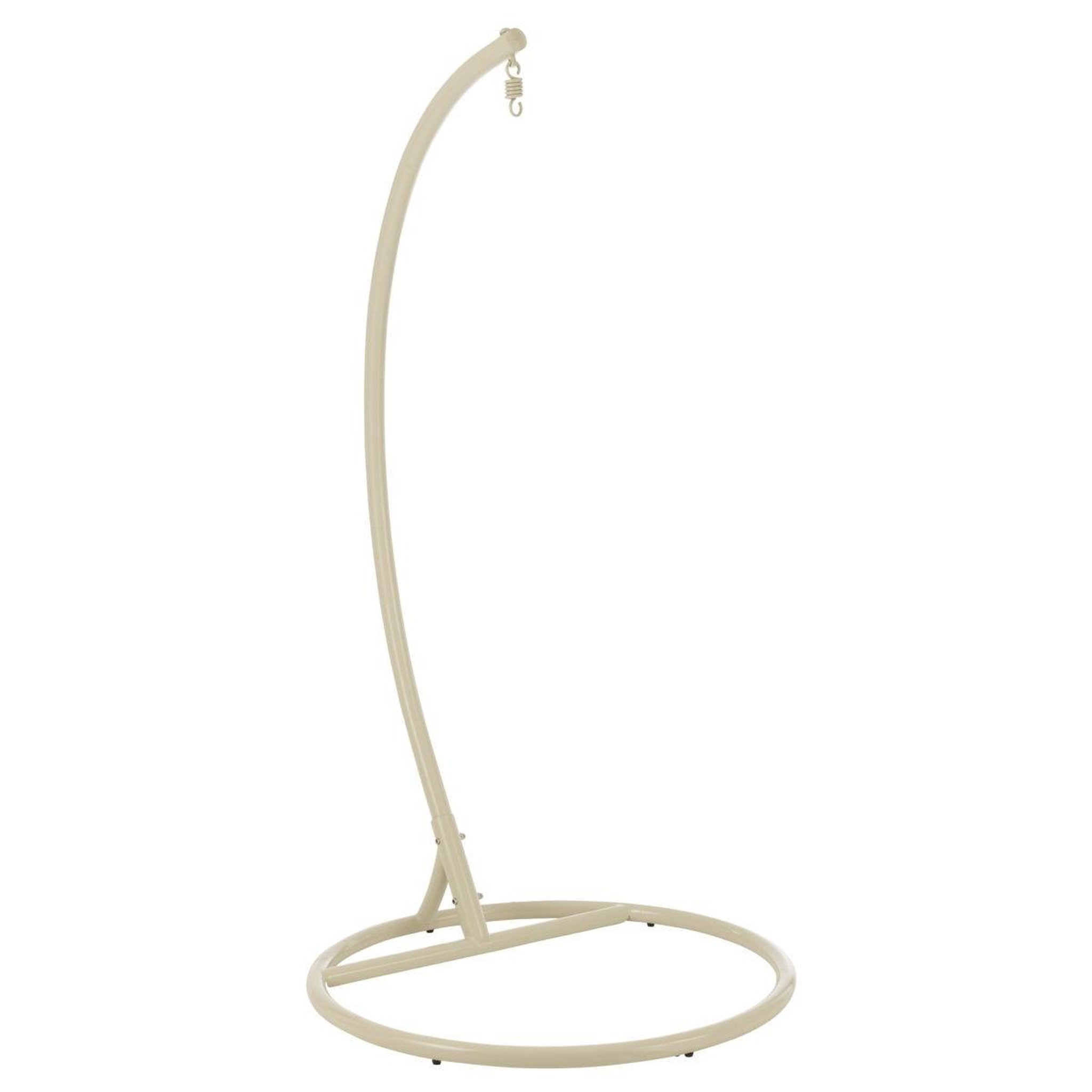Voir la diapositive 6 : J-LINE Fauteuil suspendu design corde  egga  203cm beige