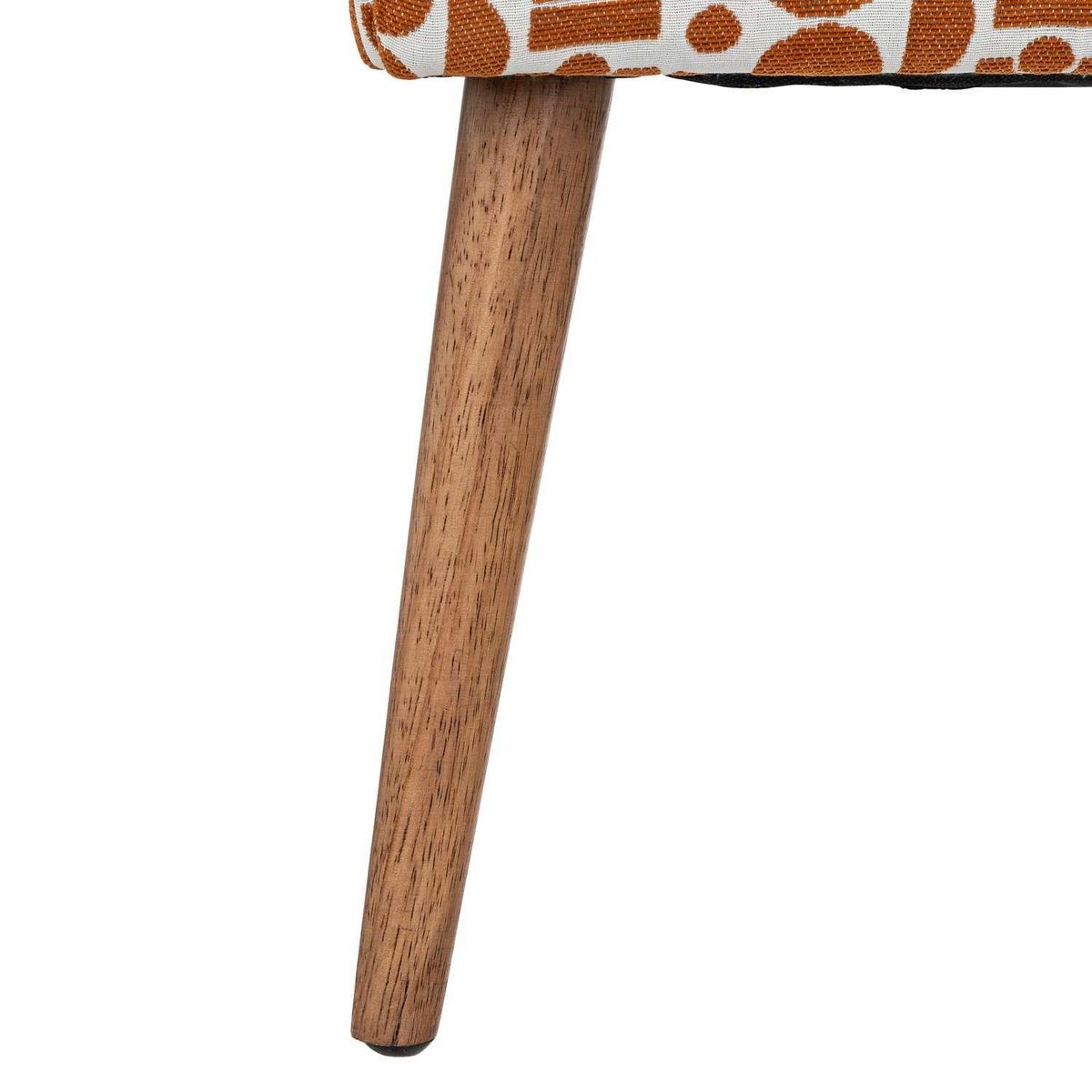 ATMOSPHERA Tabouret d'appoint en tissu jacquard CHIARA