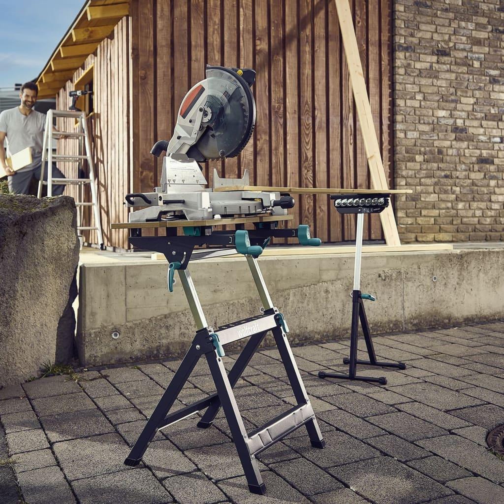 Voir la diapositive 1 : WOLFCRAFT wolfcraft Serrage et table de machine MASTER 750 ERGO