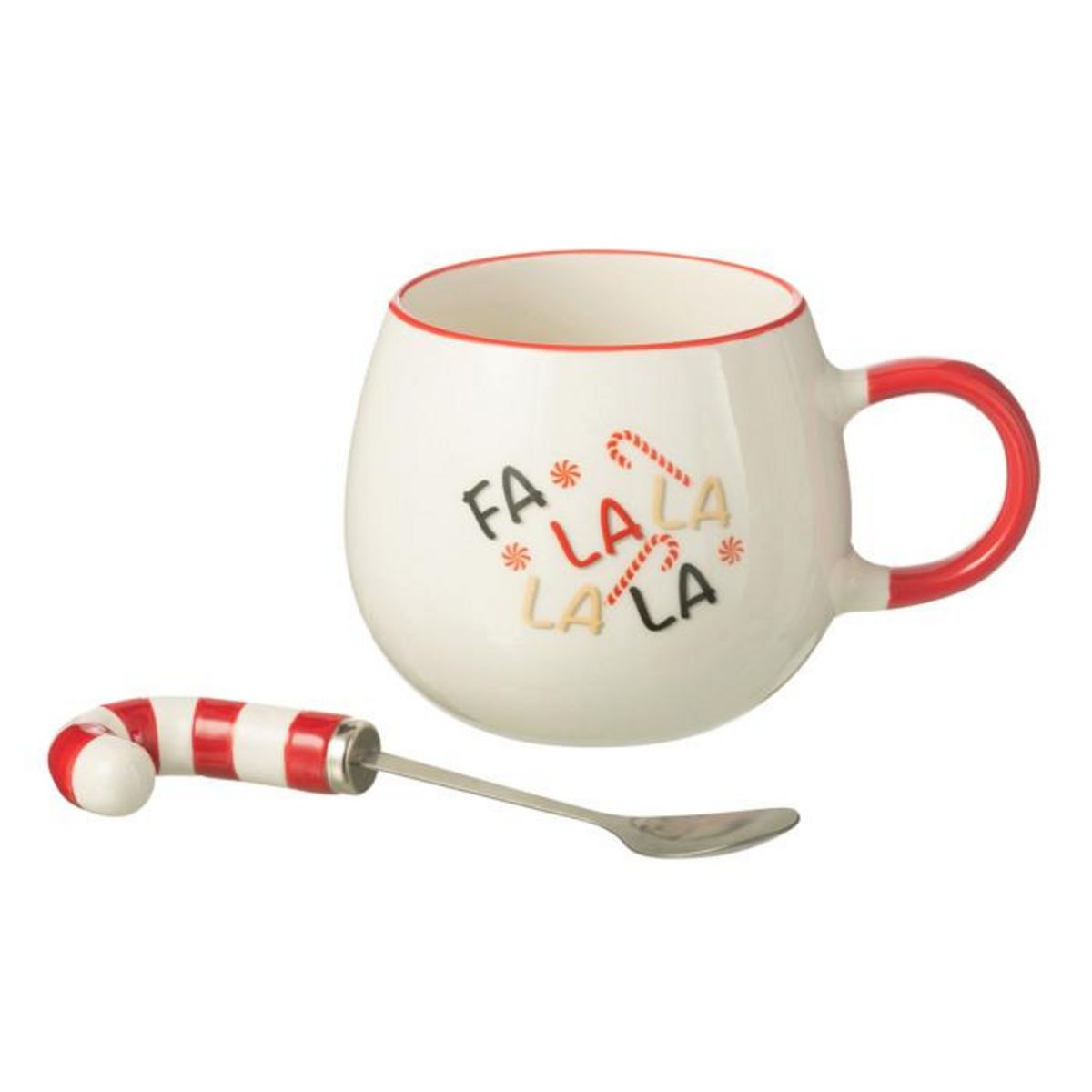 Paris Prix Tasse Avec Cuillère  Fa La La La La  20cm Multicolore