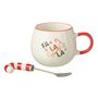 Voir la diapositive 1 : Paris Prix Tasse Avec Cuillère  Fa La La La La  20cm Multicolore