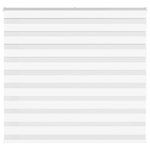 VIDAXL Store zebre blanc 155x150 cm largeur du tissu 150,9cm polyester