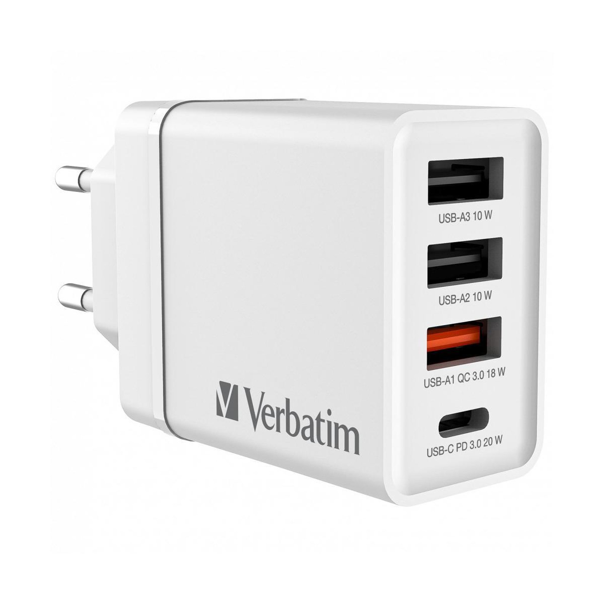 Voir la diapositive 2 : Verbatim Verbatim 49700 universel blanc secteur charge rapide intérieure